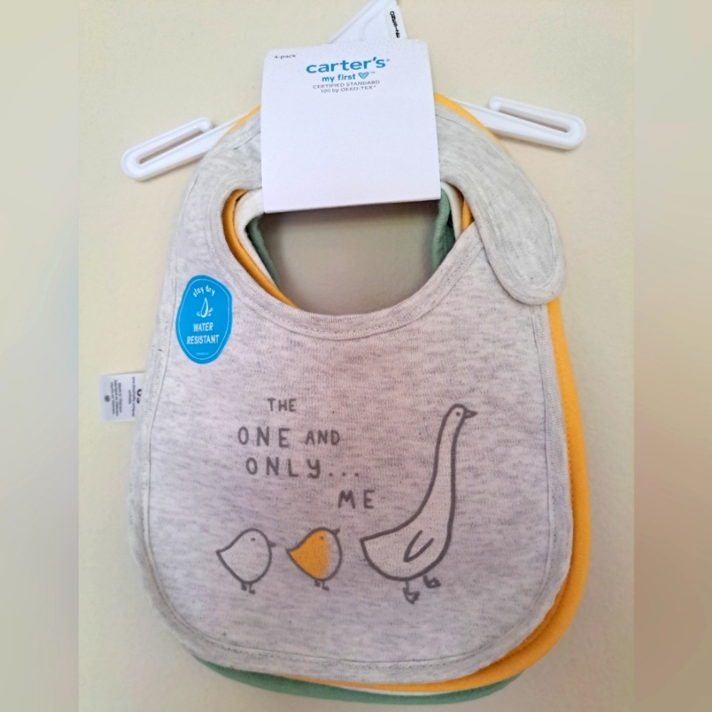 Set of 4 Carter's Bibs